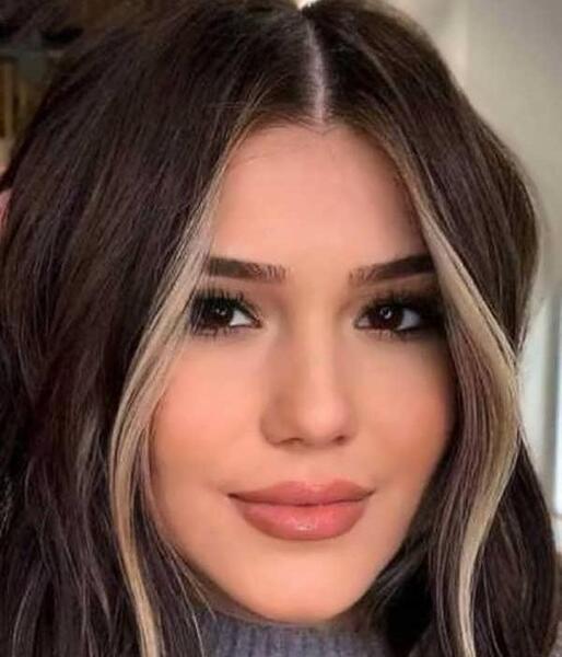 عکس رنگ مو جلوی سر