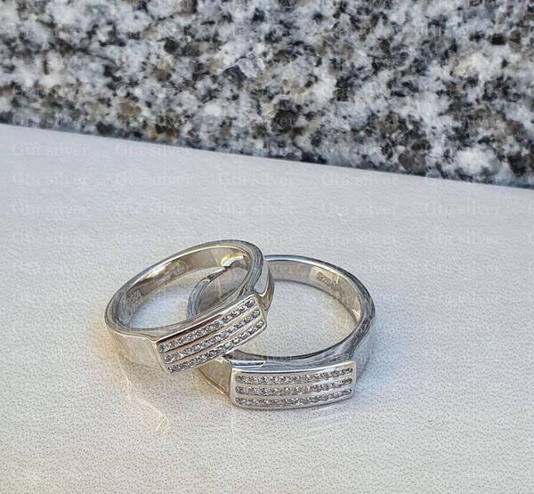 عکس حلقه ازدواج ست نقره