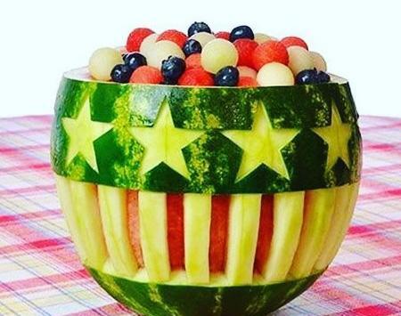 عکس های تزیین میوه شب یلدا
