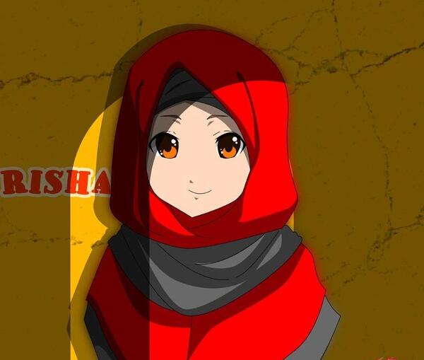 عکس خانم چادری کارتونی