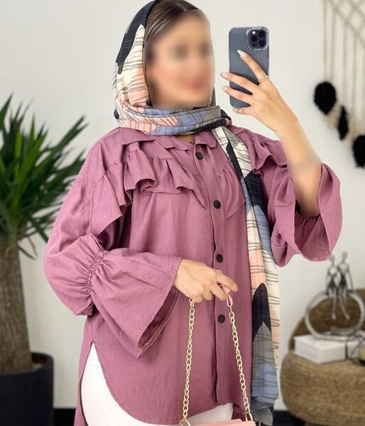 عکس مانتو چین دار