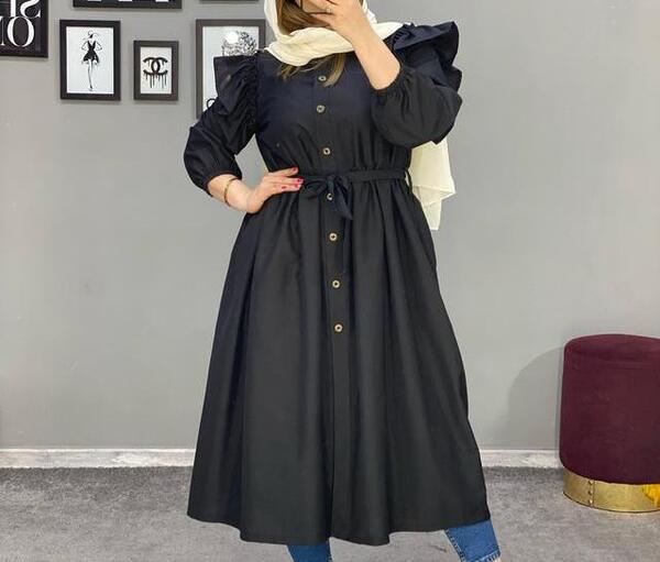 عکس مانتو چین دار