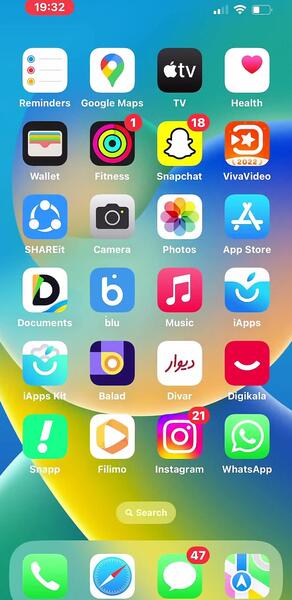 عکس تصویر زمینه ی گوشی اپل
