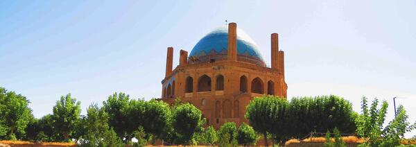عکس داخل گنبد سلطانیه