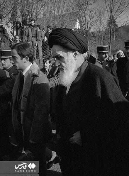 عکس خمینی پاریس