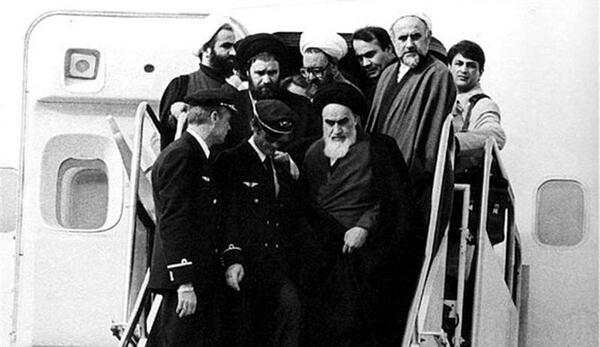 عکس خمینی پاریس