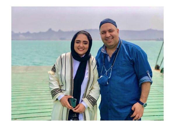 عکس نوشته نرگس و محمدرضا