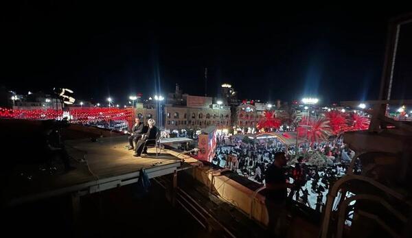 عکس مجری زن در آستان خورشید