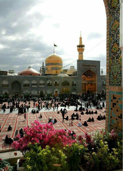 عکس حرم امام رضا روز