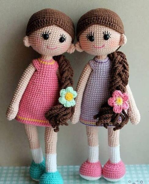 عکس عروسک بافتنی