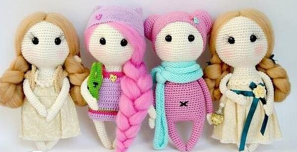 عکس عروسک بافتنی