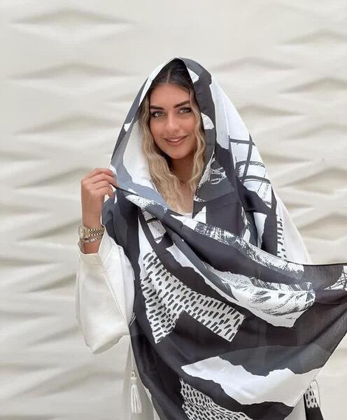 عکس شال خاکستری