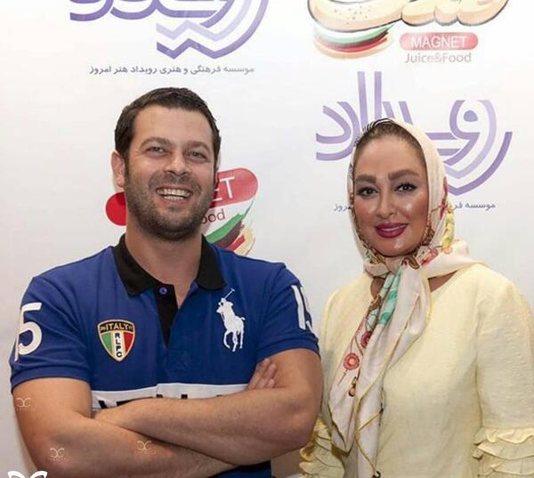 عکس الهام حمیدی در خارج