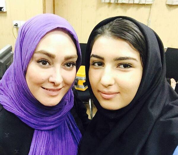 عکس الهام حمیدی در خارج