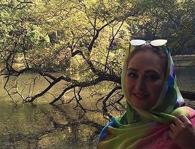 عکس الهام حمیدی در خارج