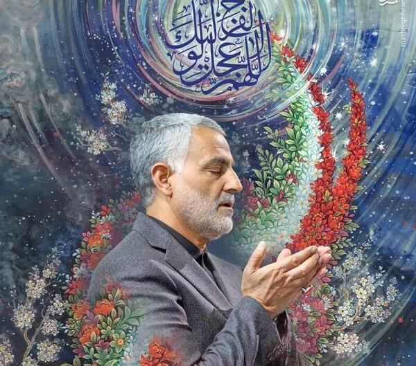 عکس حاج قاسم و یاران