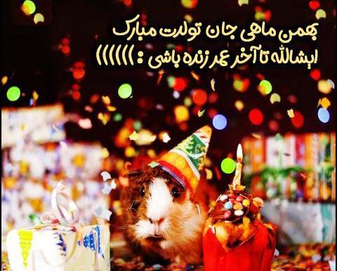 عکس نوشته ی بهمن ماهی