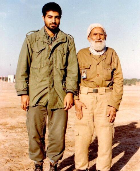 عکس قاسم سلیمانی در جنگ