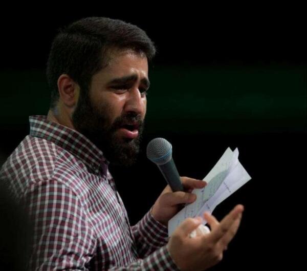 عکس قاسم سلیمانی با سربند یا زهرا