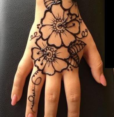 عکس حنا مشکی