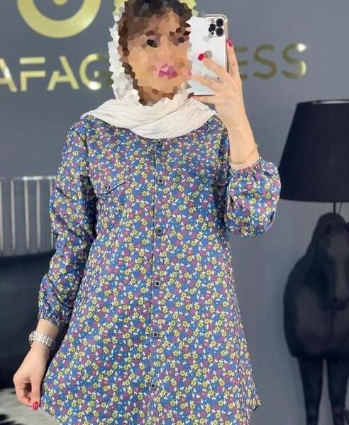 عکس مدل مانتو دخترانه گلدار