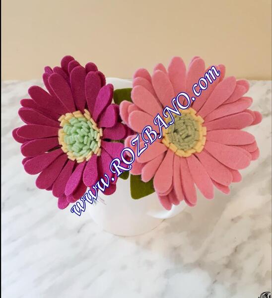 عکس اموزش نقاشی گل ژربرا