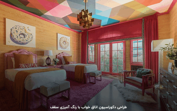 عکس ایده برای دیزاین اتاق خواب دخترانه
