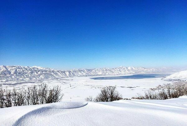 عکس زمستان مریوان