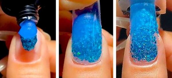 عکس ژلیش ناخن بلند