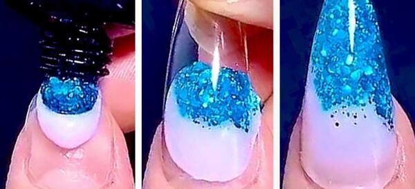 عکس ژلیش ناخن بلند