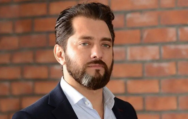 عکس از بهرام رادان و همسرش