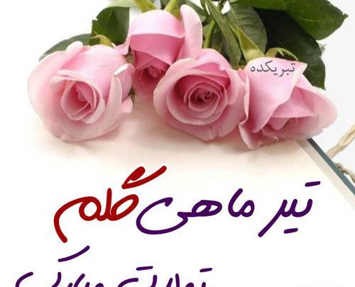 عکس نوشته تولدم مبارک تیر ماهی