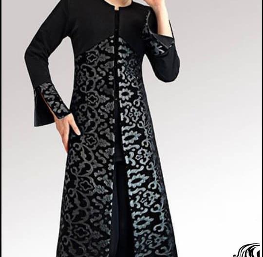 عکس مدل مانتو دخترانه حاشیه دار جدید