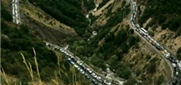 عکس جاده رشت قزوین