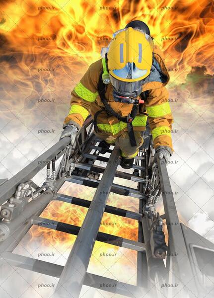 عکس مرتضی حیدری اتش نشان