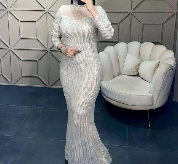 عکس پیراهن مجلسی بلند