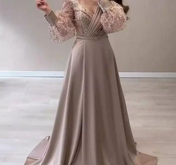 عکس پیراهن مجلسی بلند