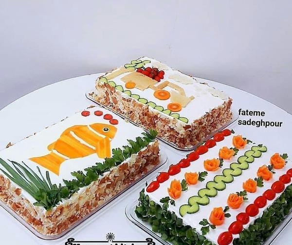 عکس کیک مرغ