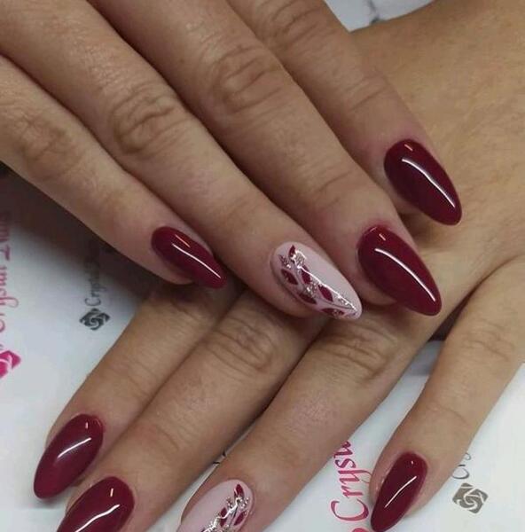 عکس مدل ناخن عروس زرشکی