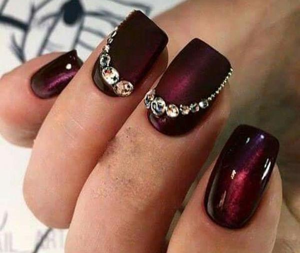 عکس مدل ناخن عروس زرشکی
