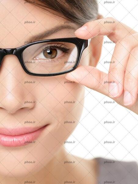 عکس عینک نصف