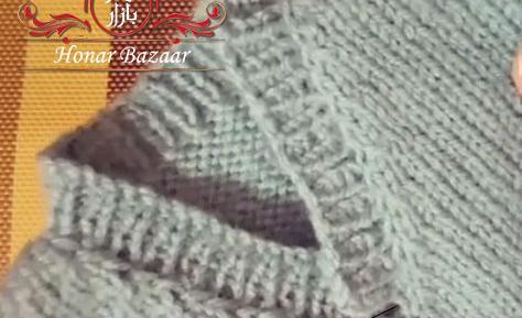 عکس آموزش پلیور یقه هفت