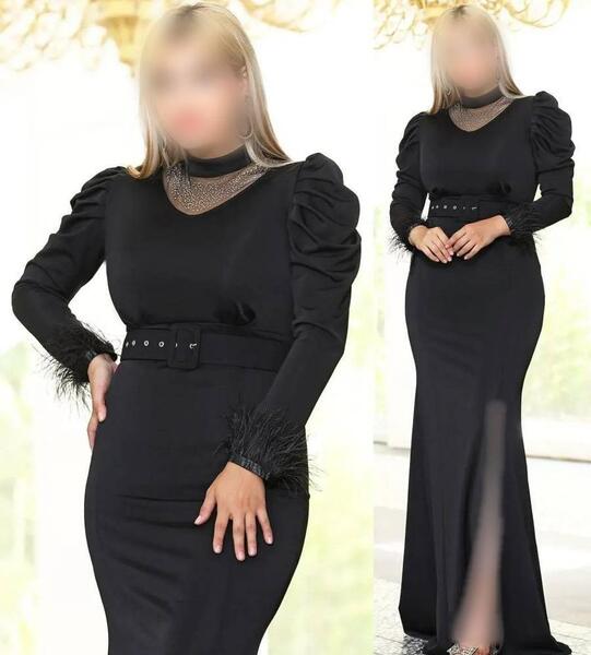 عکس لباس مجلسی آستین بلند
