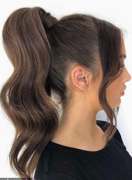 عکس مدل مو دم اسبی