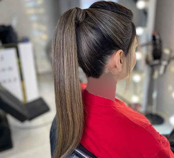 عکس مدل مو دم اسبی