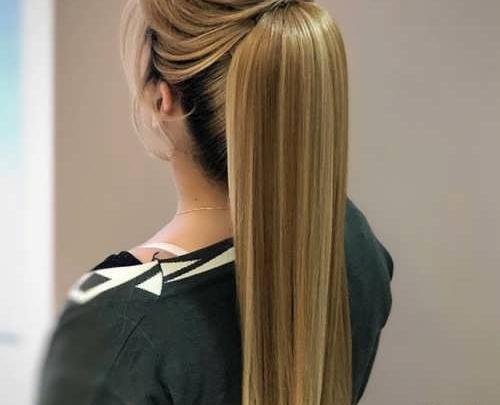 عکس مدل مو دم اسبی