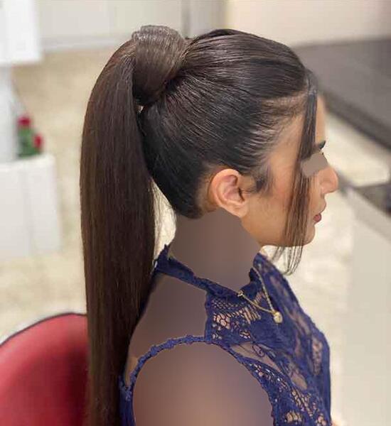 عکس مدل مو دم اسبی