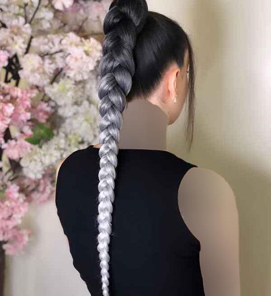 عکس مدل مو دم اسبی