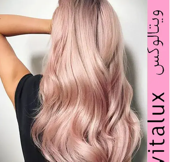 عکس رنگ مو صورتی دخترانه