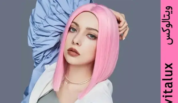 عکس رنگ مو صورتی دخترانه